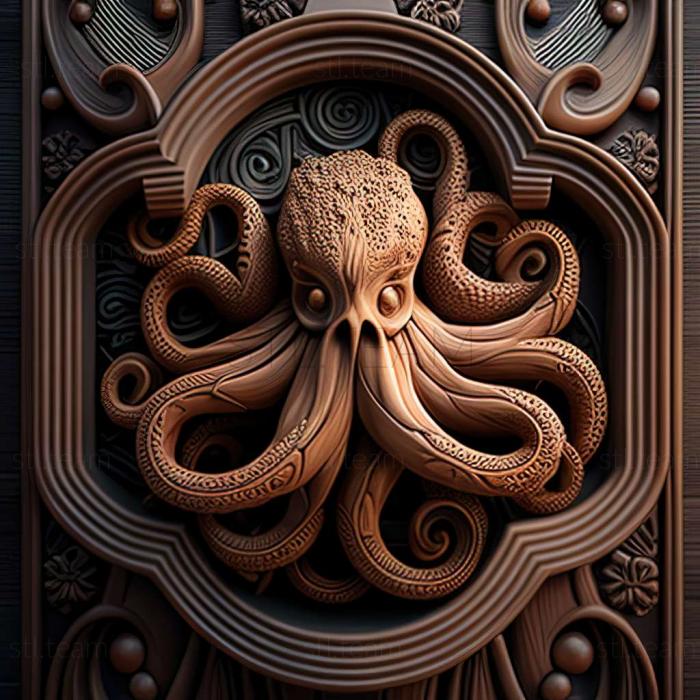 3D model Octopus mimus (STL)